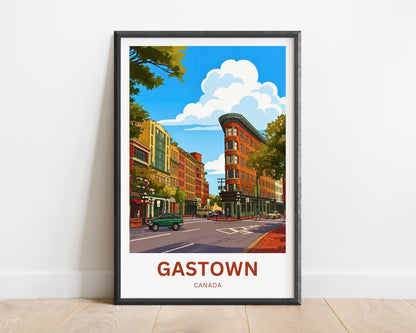 Gastown Travel Poster - Canada