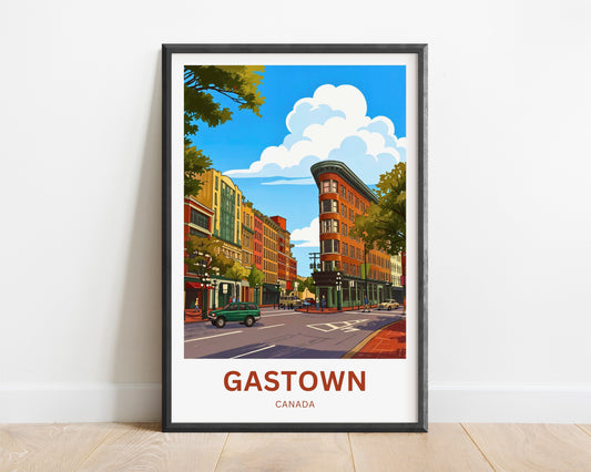 Gastown Travel Poster - Canada