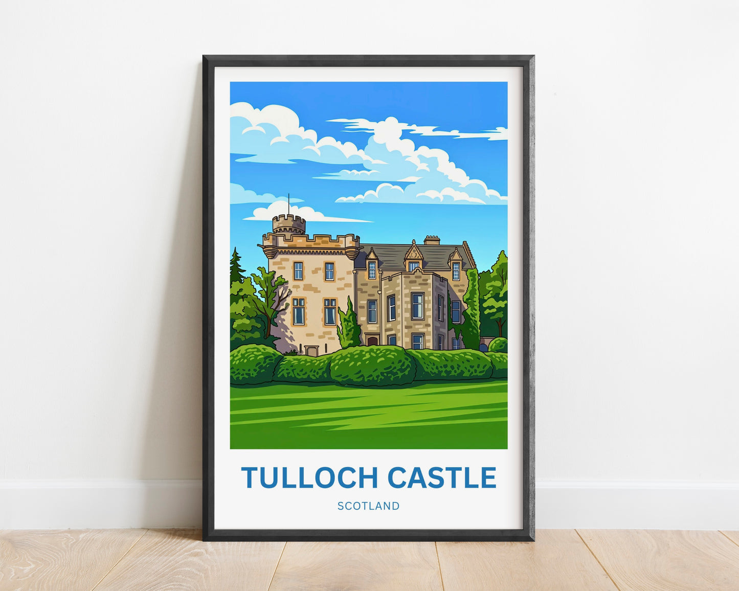 Tulloch Castle Travel Poster - Highlands