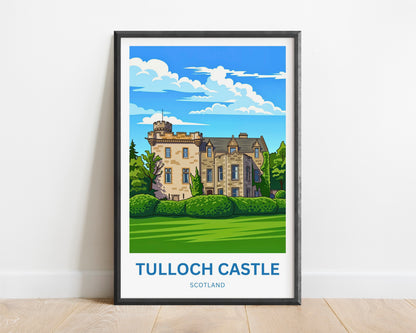 Tulloch Castle Travel Poster - Highlands