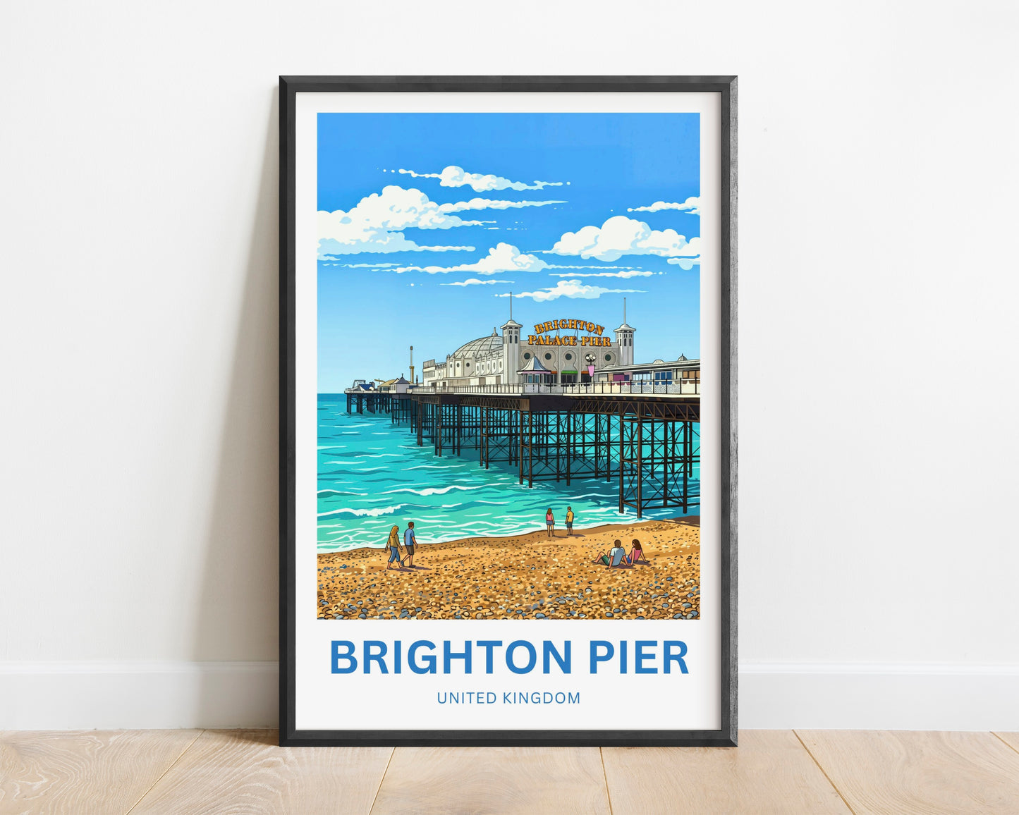 Brighton Pier Travel Poster