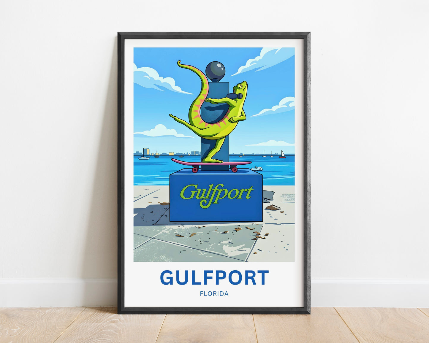 Gulfport, Florida Travel Poster