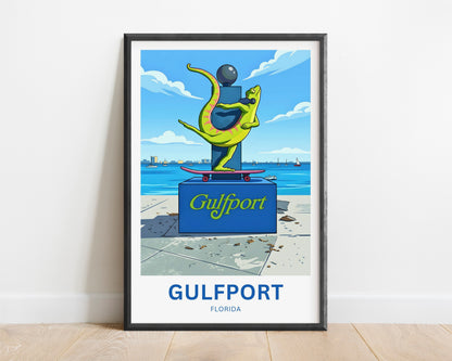 Gulfport, Florida Travel Poster