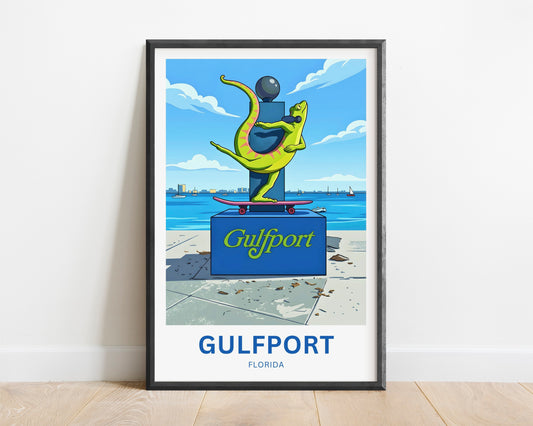 Gulfport, Florida Travel Poster