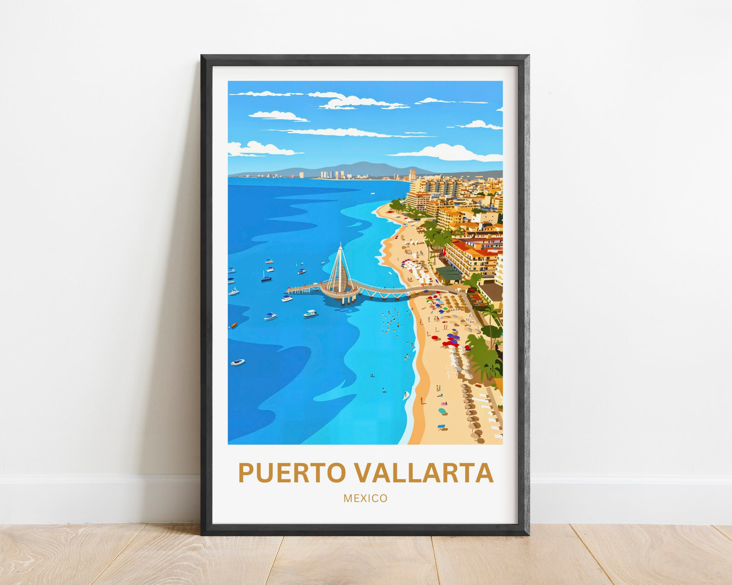 Puerto Vallarta  Travel Poster