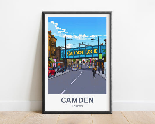 Camden Travel Poster - Creative Streets