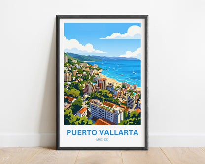 Puerto Vallarta  Travel Poster - Pacific Jewel