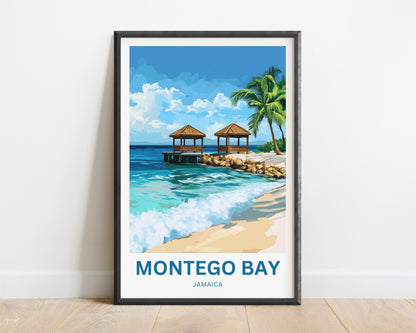 Montego Bay Travel Poster - Bay Horizon – Blue Beyond
