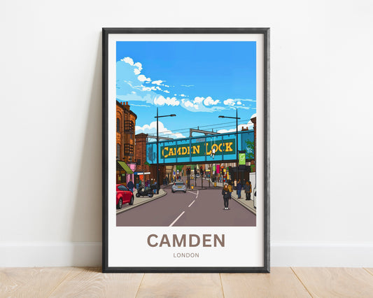 Camden Travel Poster - Street Spirit