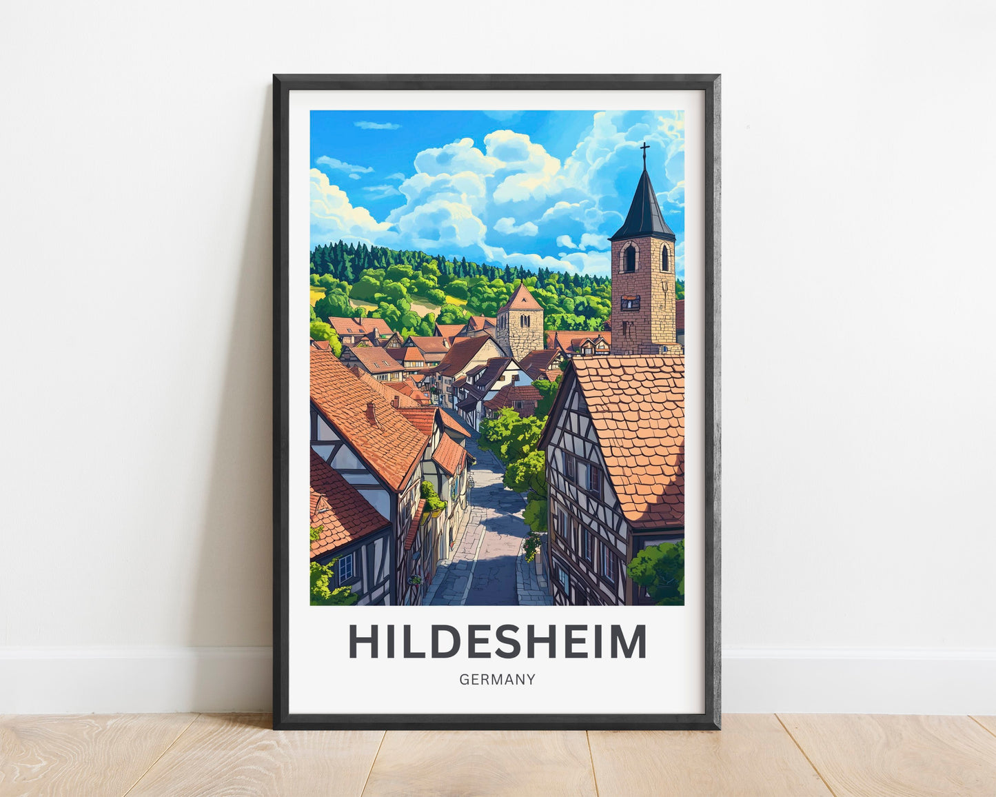 Hildesheim Travel Poster- Captivating Village
