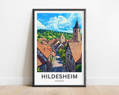 Hildesheim Travel Poster- Captivating Village