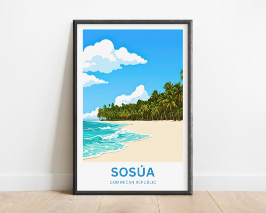 Sosúa Travel Poster - Dominican Republic