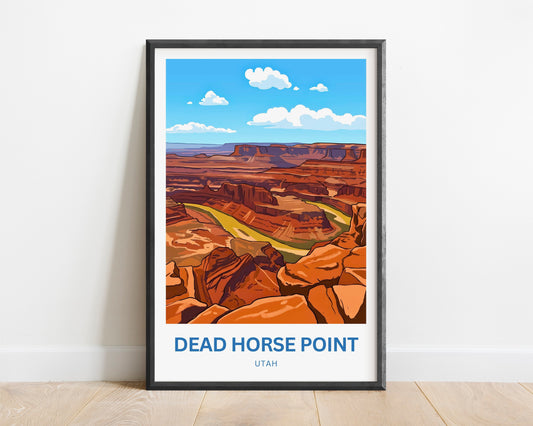 Dead Horse Point Travel Poster - Canyonlands