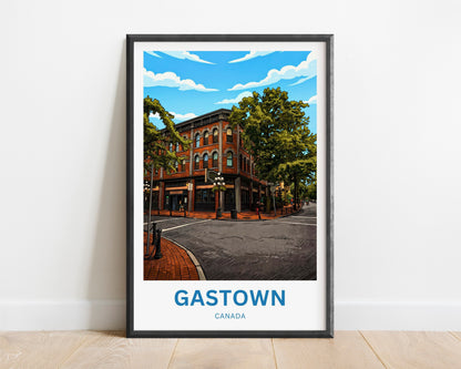 Gastown Travel Poster - Serene Street