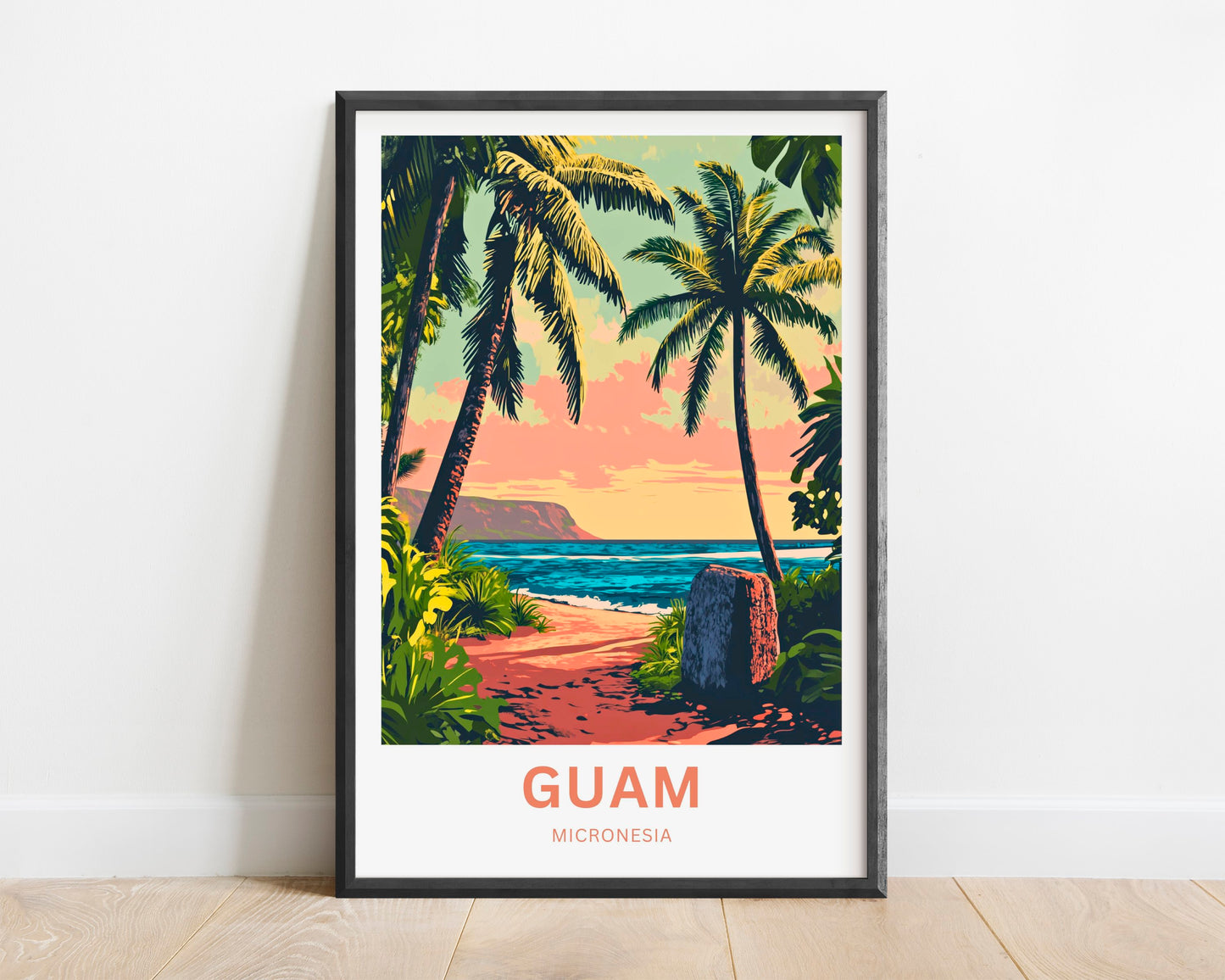 Guam Travel Poster - Island Escape in Micronesia