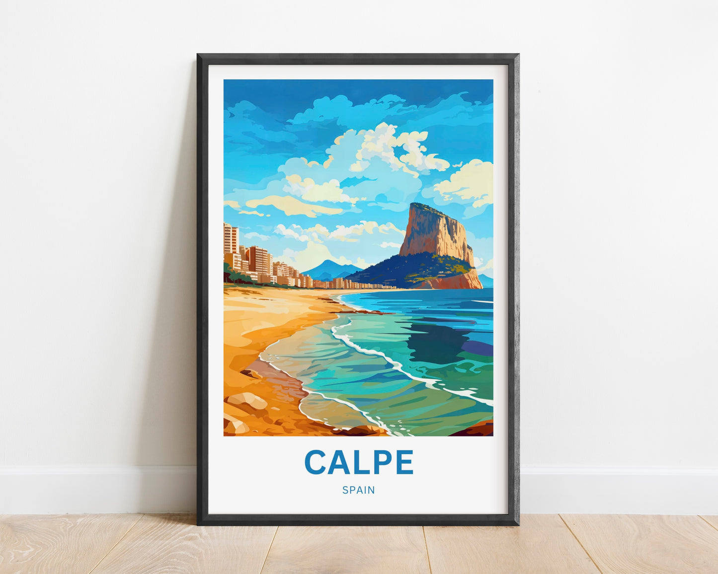 Calpe Travel Poster - Costa Blanca’s Coastal Gem