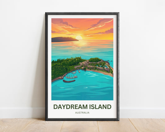 Daydream Island Travel Poster - Island Getaway