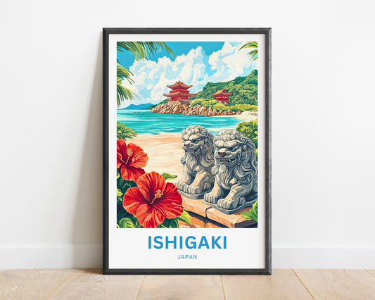 Ishigaki Travel Poster - Okinawa