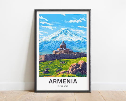 Armenia Travel Poster - Cradle of Civilization