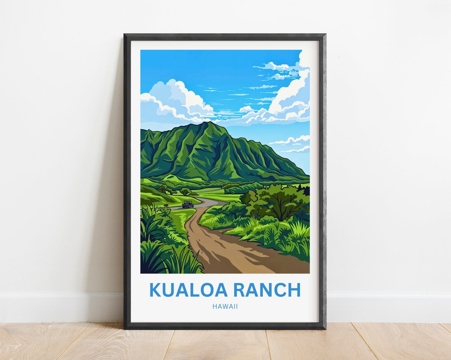 Kualoa Ranch  Travel Poste - Hawaii