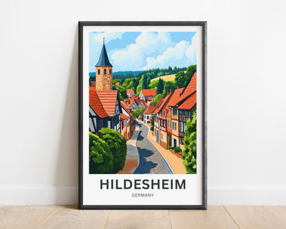 Hildesheim Travel Poster- Stunning Historic Village