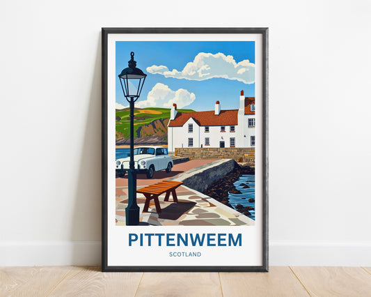 Pittenweem Travel Poster - Serene Village
