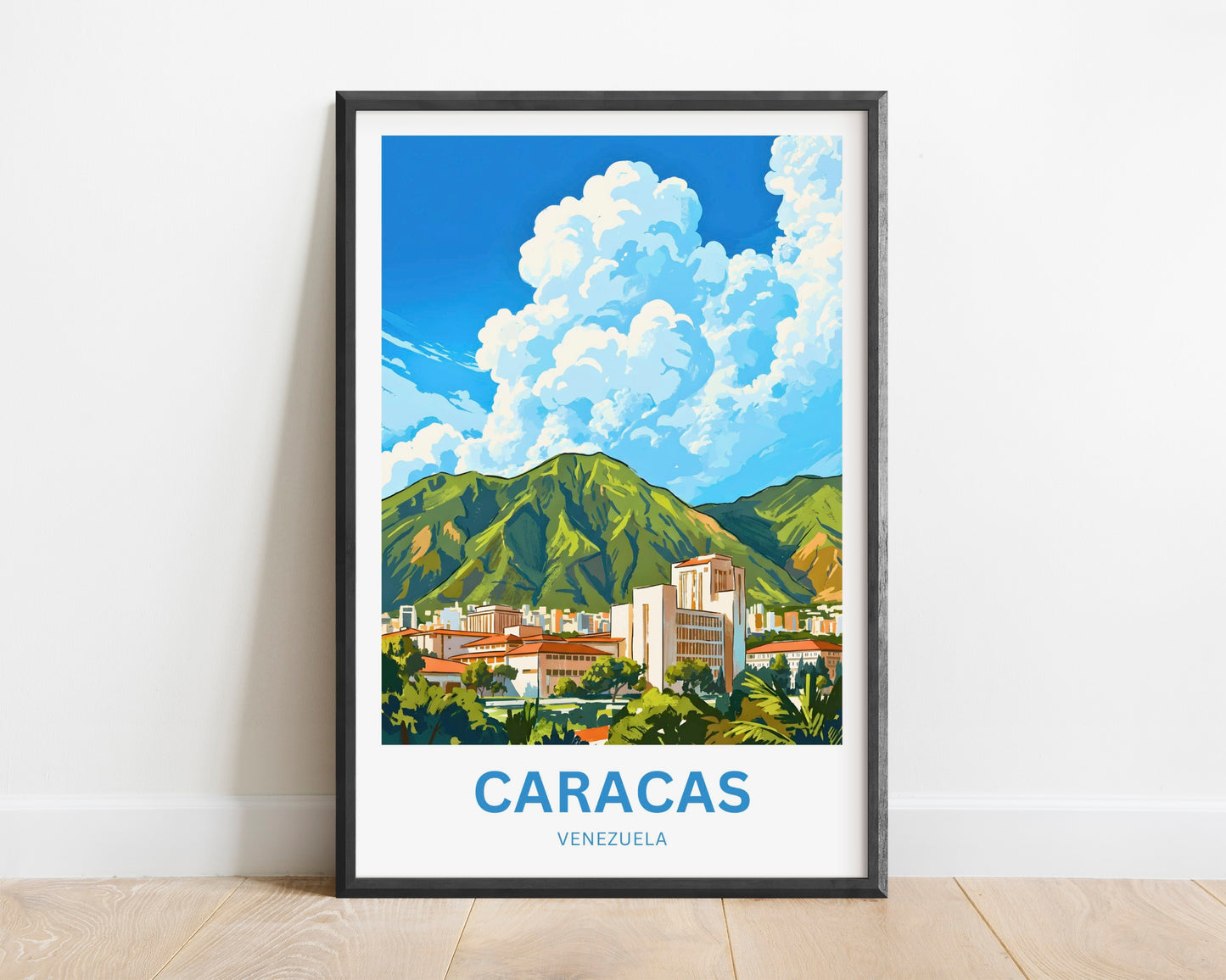 Caracas Travel Poster - Venezuela