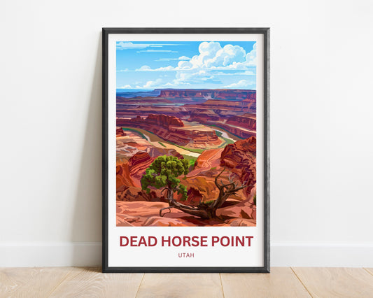 Dead Horse Point Travel Poster - Wilderness View