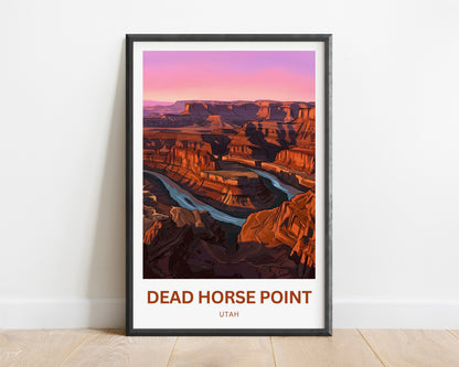 Dead Horse Point Travel Poster - State Park Utah