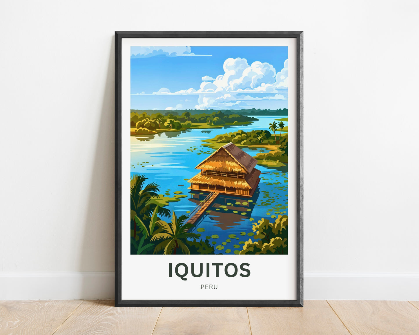 Iquitos Travel Poster - Discovery