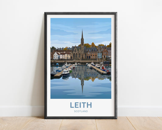 Leith Travel Poster