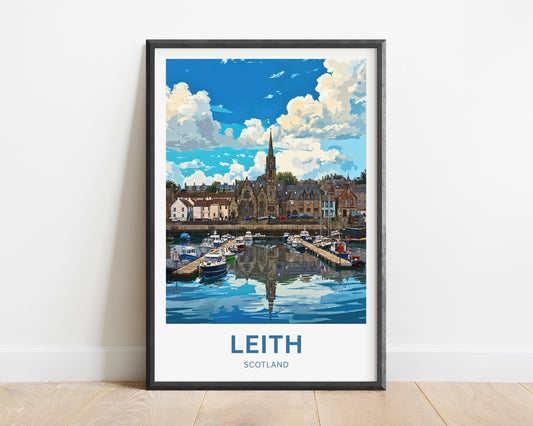 Leith Reflections Travel Poster
