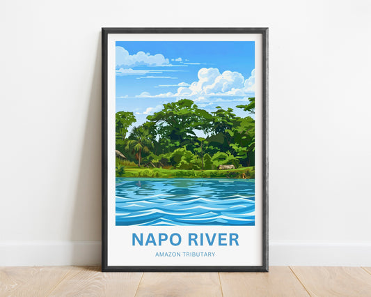 Napo River Travel Poster- Escape