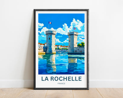 La Rochelle Travel Poster - France