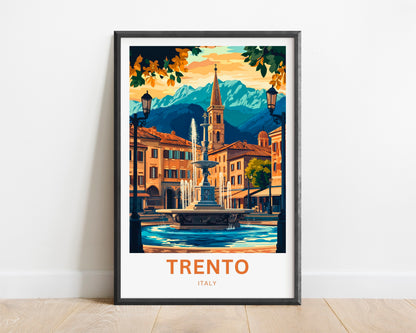 Trento Travel Poster