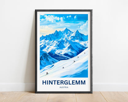 Hinterglemm Travel Poster  - Austria