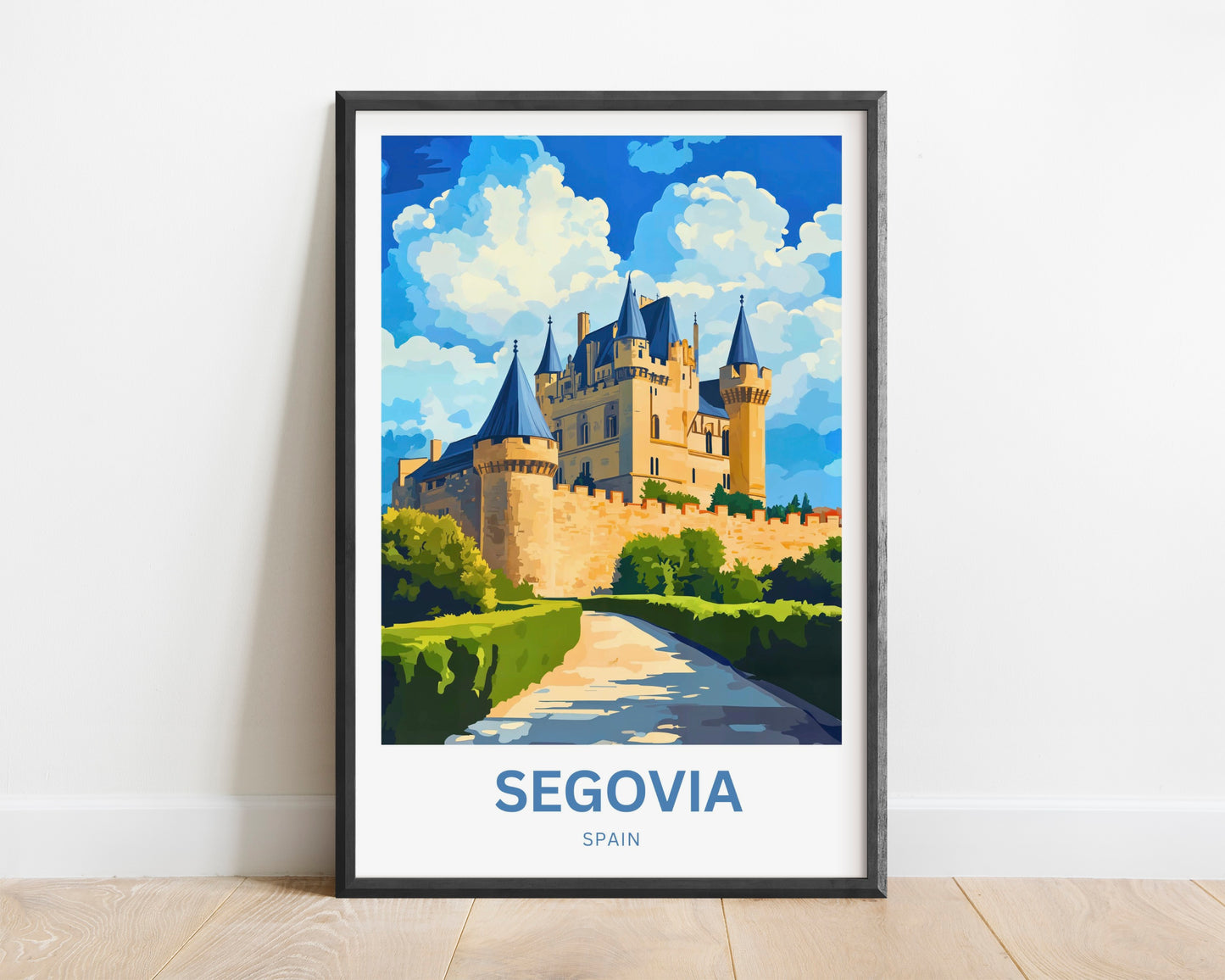 Segovia Travel Poster - Captivating Royal Castle