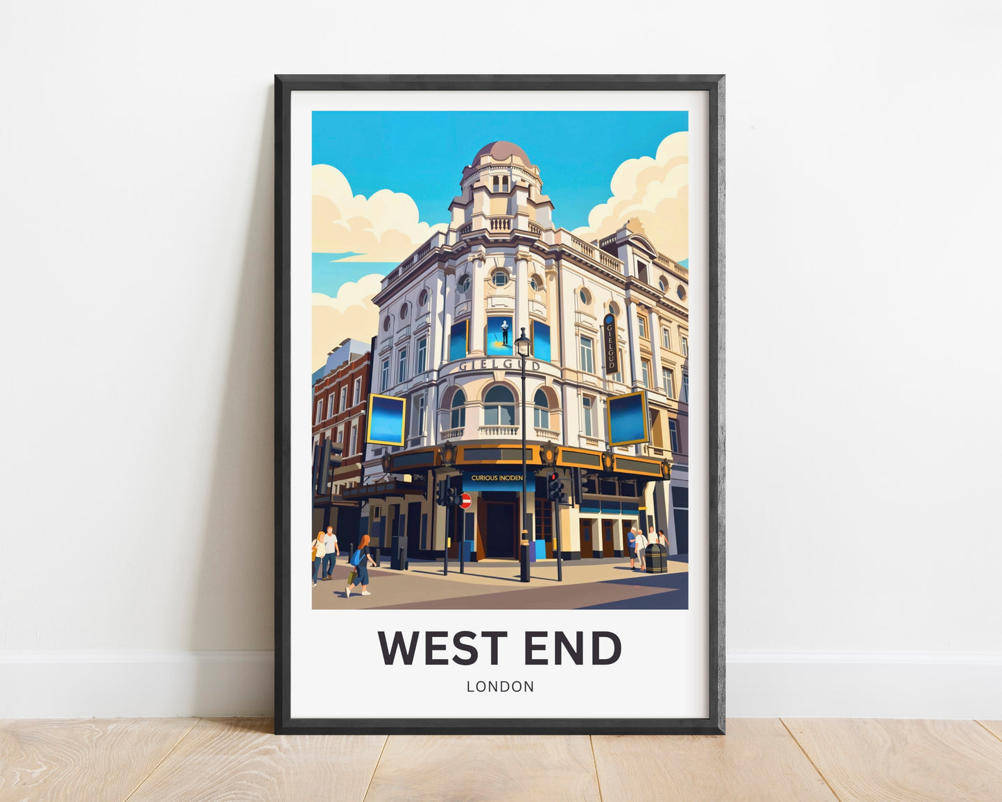 West End Travel Poster - London