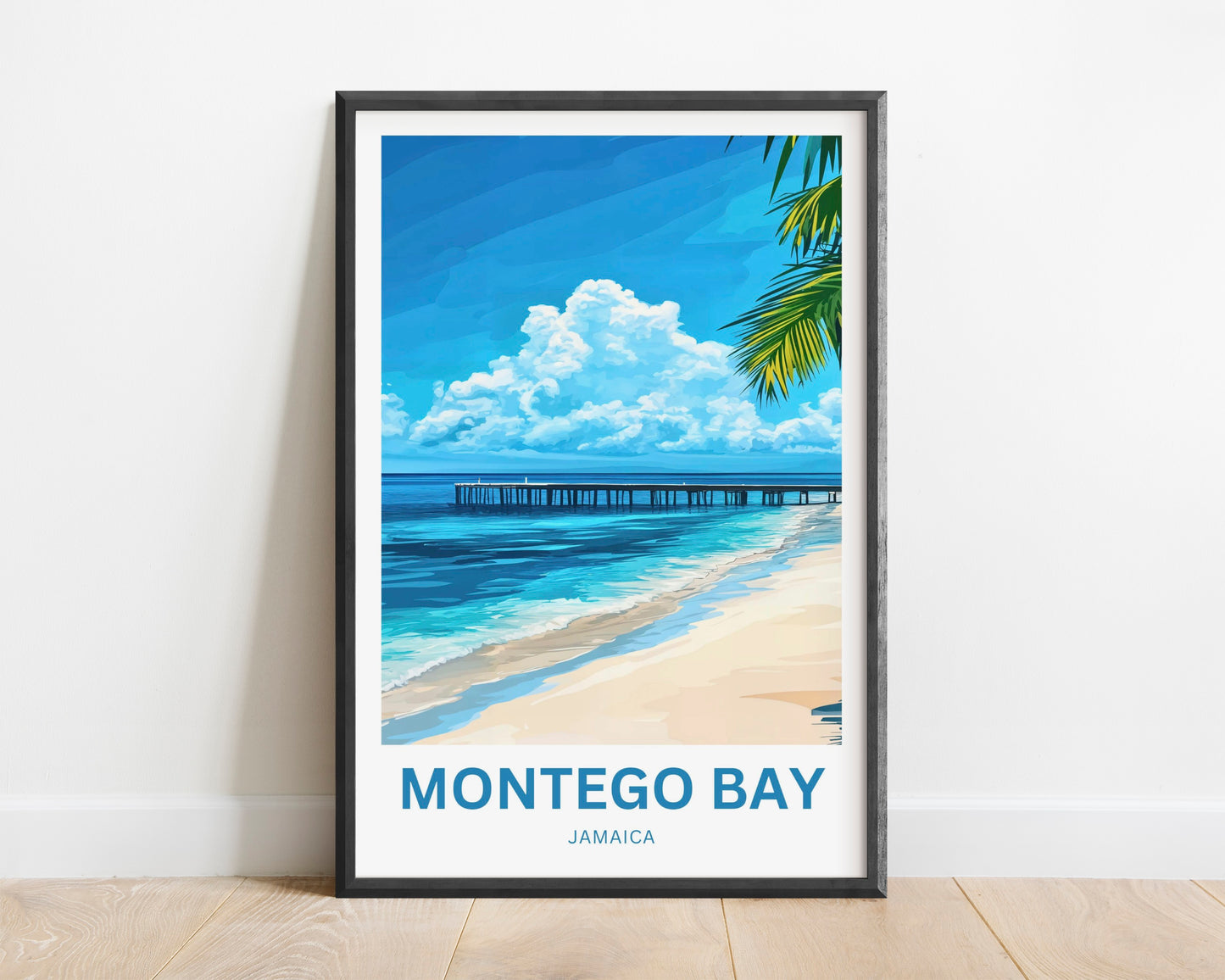 Montego Bay Travel Poster - Escape to the Caribbean