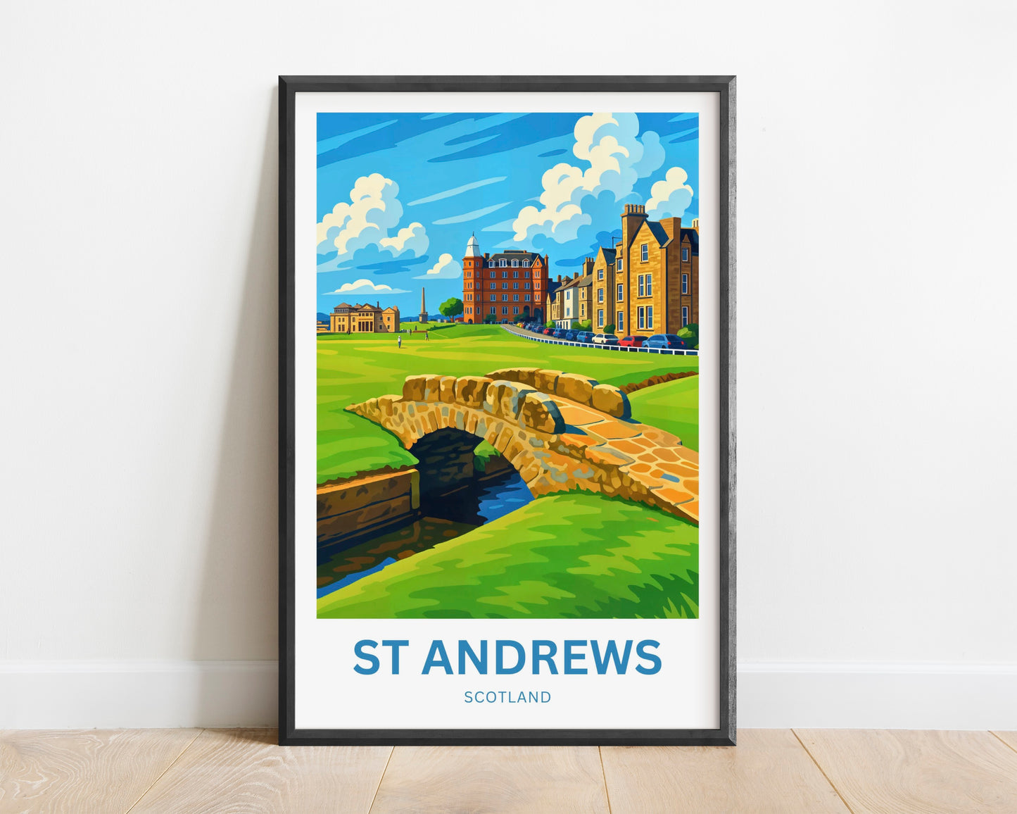 St. Andrews Travel Poster - Play Golf Where It All Began