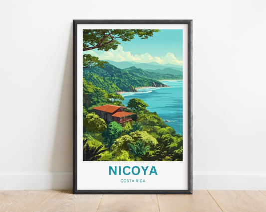 Nicoya, Costa Rica Travel Poster  - Coastal Blessing