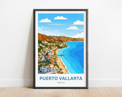 Puerto Vallarta  Travel Poster - Spirit of Mexico