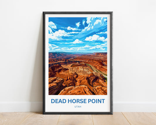 Dead Horse Point Travel Poster - Endless Horizon