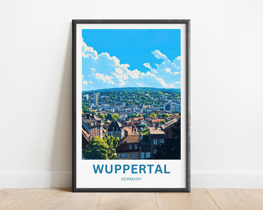 Wuppertal Travel Poster- Wuppertal’s Green Heart