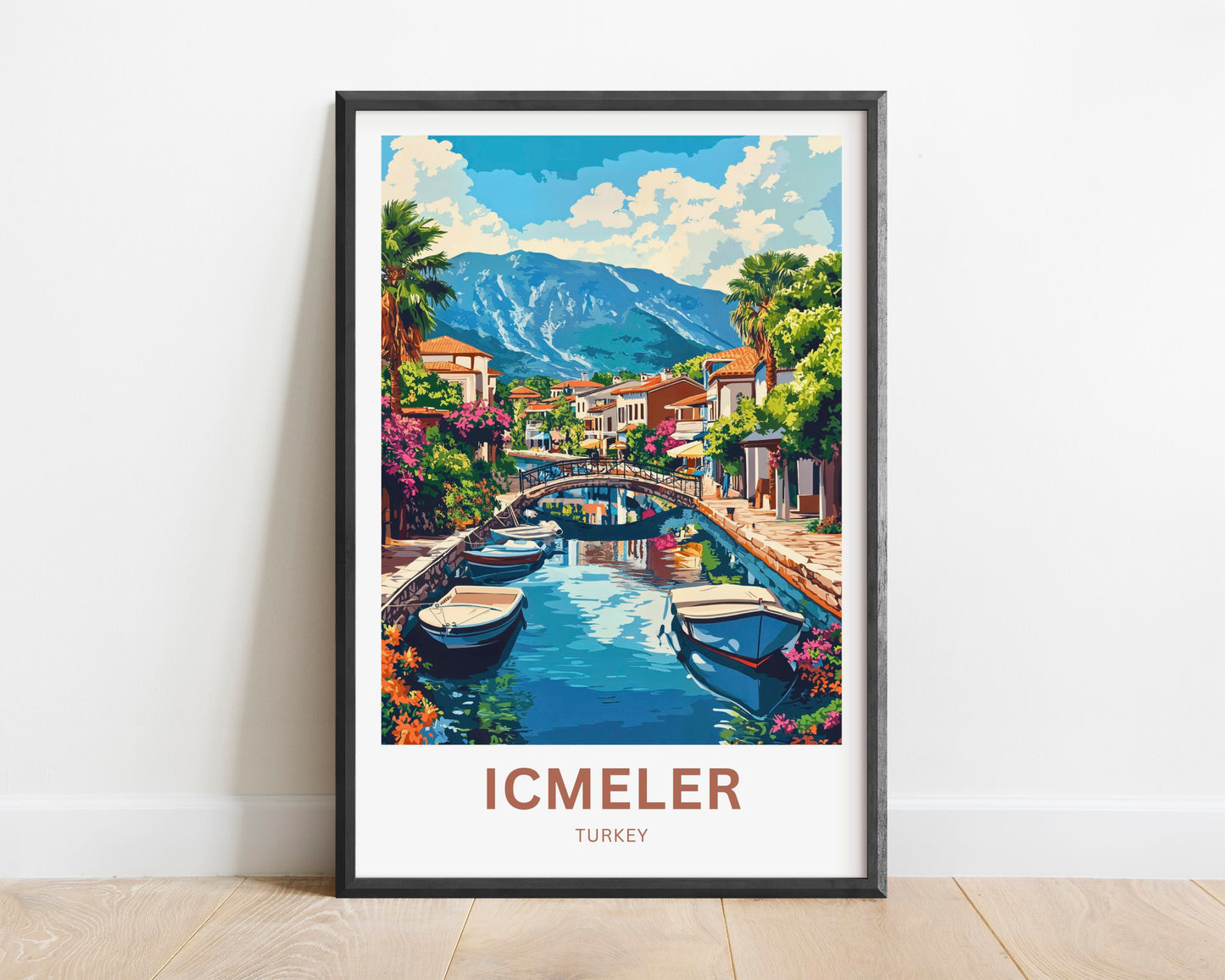 Içmeler Travel Poster- Turkey