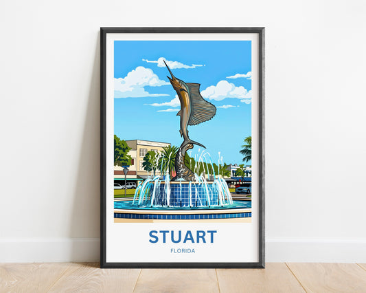 Stuart, Florida  Travel Poster