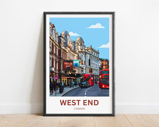 West End Travel Poster - London Magic
