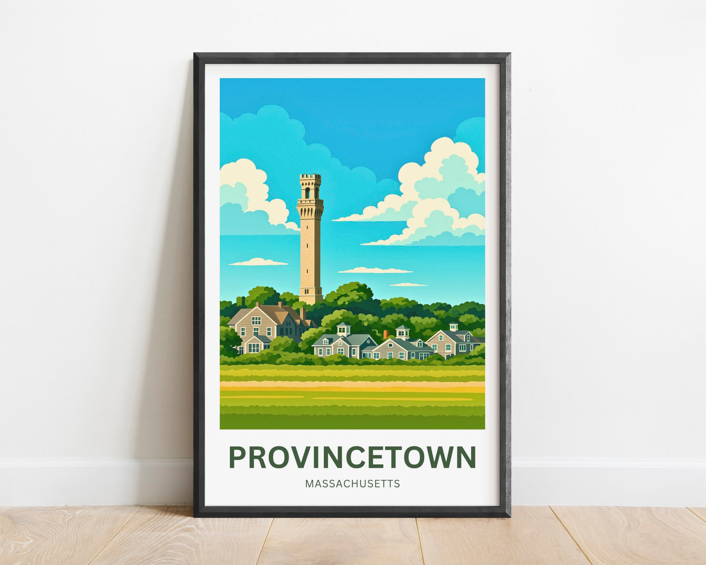 Provincetown Travel Poster- Cape Cod’s Crown