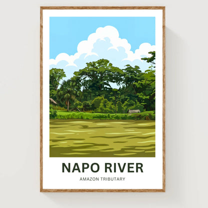 Napo River Travel Poster - Captivating Serenity