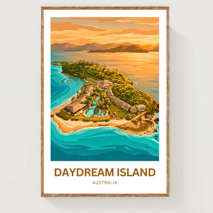 Daydream Island Travel Poster - Island Paradise